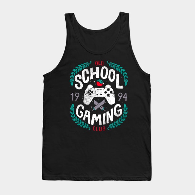 Old School Gaming Club - PSX Tank Top by Azafran